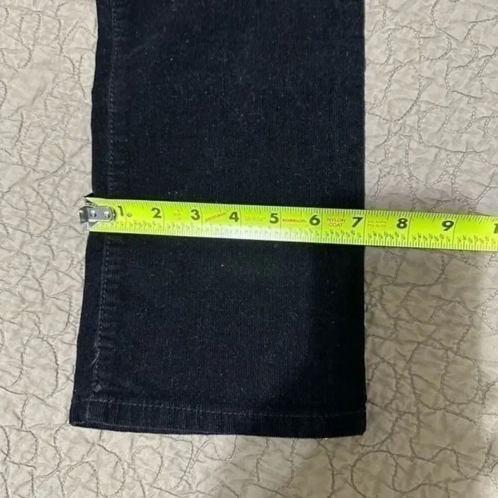 CALVIN KLEIN Jeans Black Corduroy Pants Size 6 A651 - Picture 9 of 9